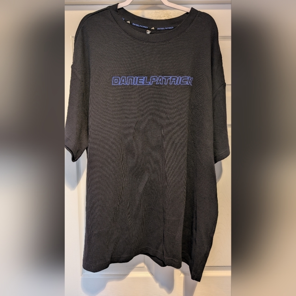 Adidas NWT Daniel Patrick $75 Mens Black Thermal Short Sleeve 2XLT New w/ Tags!
